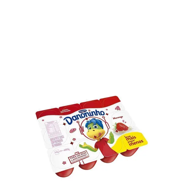Danoninho Bandeja Morango Kids 510g