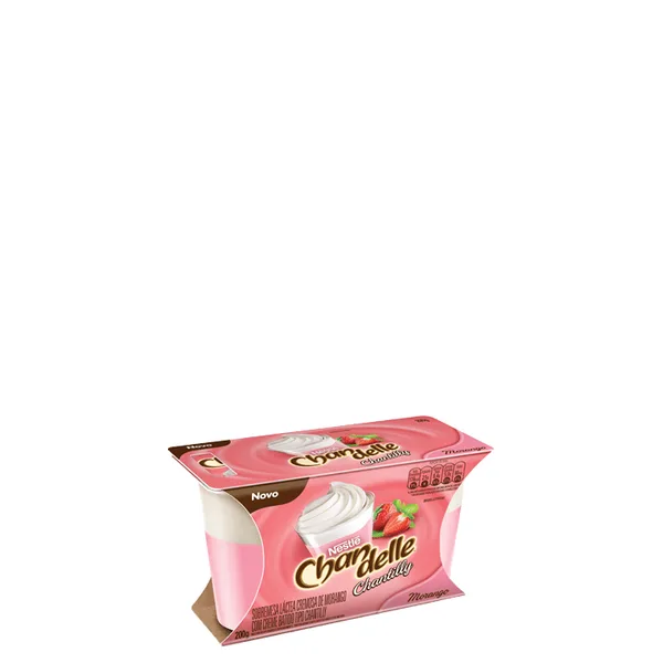 Chandelle Nestlé Chantilly e Morango 200g