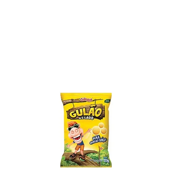 Salgadinho Gulão Assado Queijo Suiço 120g