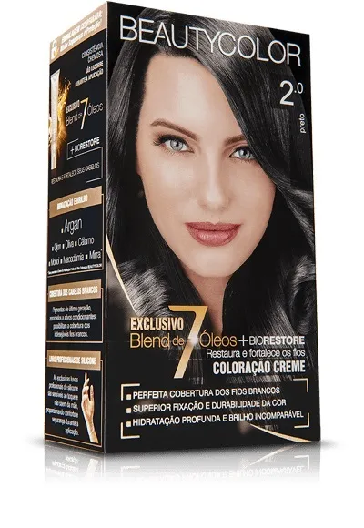 Tintura Beauty Color Preto 2,0