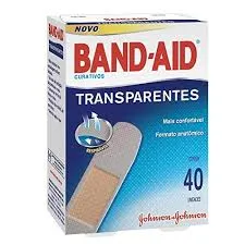 Curativo Band Aid Transparente 40 Unidades
