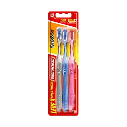 Escova Dental Clean Basic Color Leve3 Pague2 MC