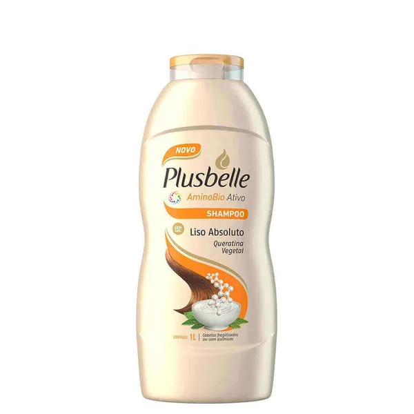 Shampoo Plusbelle Queratina Vegetal 1L