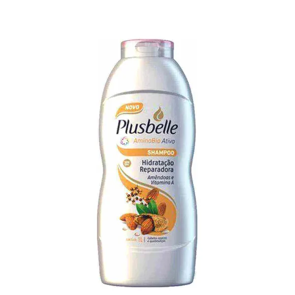 Shampoo Plusbelle Amêndoas Vitamina A 1L
