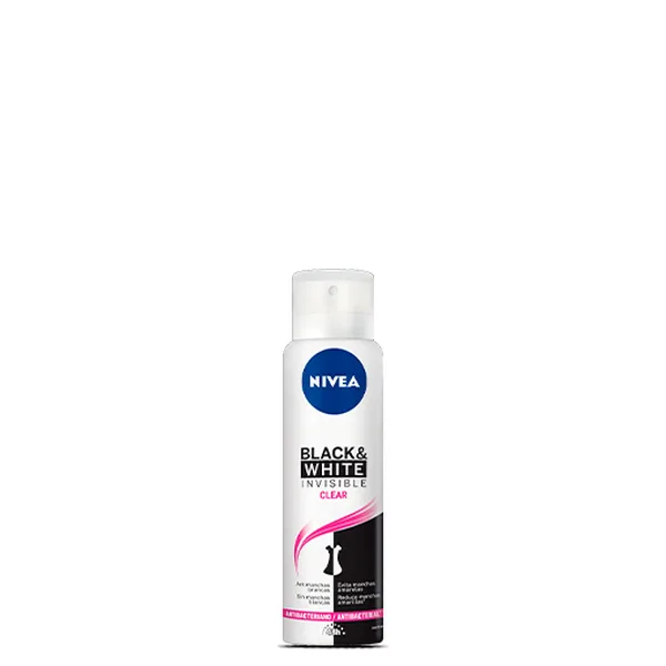 Desodorante Aerossol Black White Invisible Women Nivea 150ml