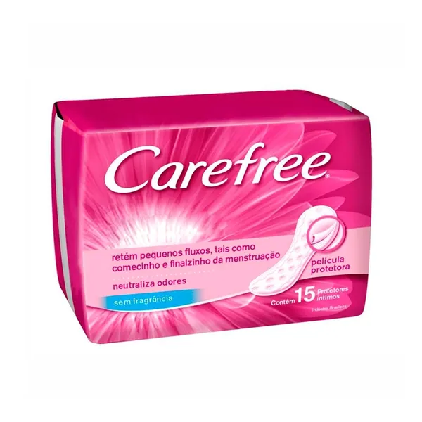 Proteção Diário Carefree Especial Sem Abas Neutro 15 Unidades