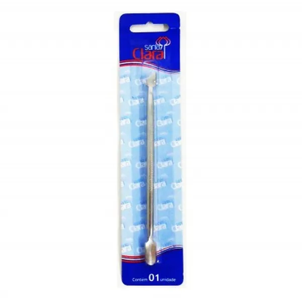 Espátula Dupla Para Cuticula Inox s. Clara
