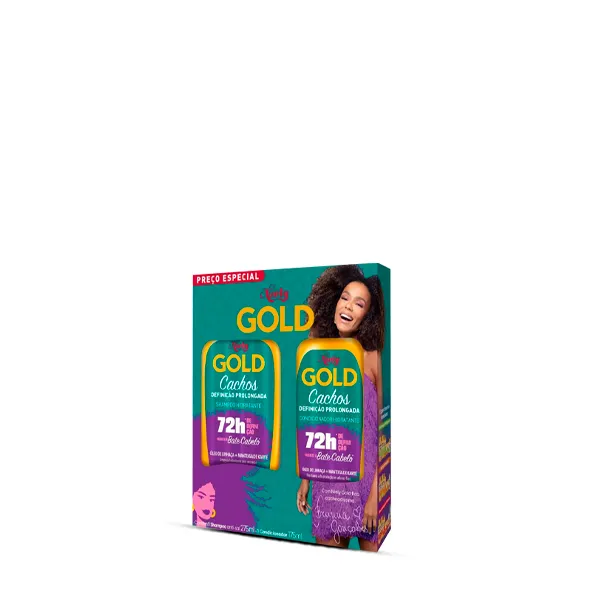 Kit Cachos Definição Prolongada Niely Gold
