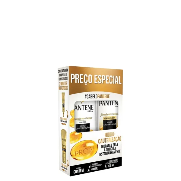 Kit Pantene Hidro Cauterização Shampoo 400ml + Condicionador 175ml