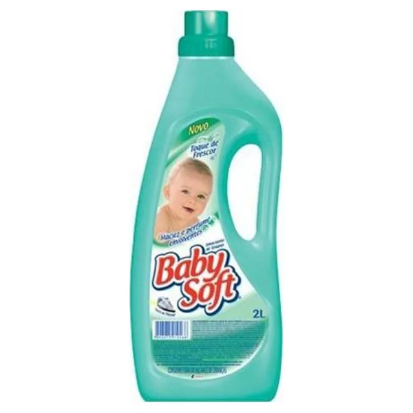 Amaciante De Roupas Baby Soft Toque De Frescor Verde 2L