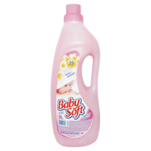 Amaciante De Roupas Baby Soft Toque De Maciez Rosa 2L
