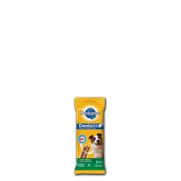 Ração Pedigree Dentastix Raças Medias 77g