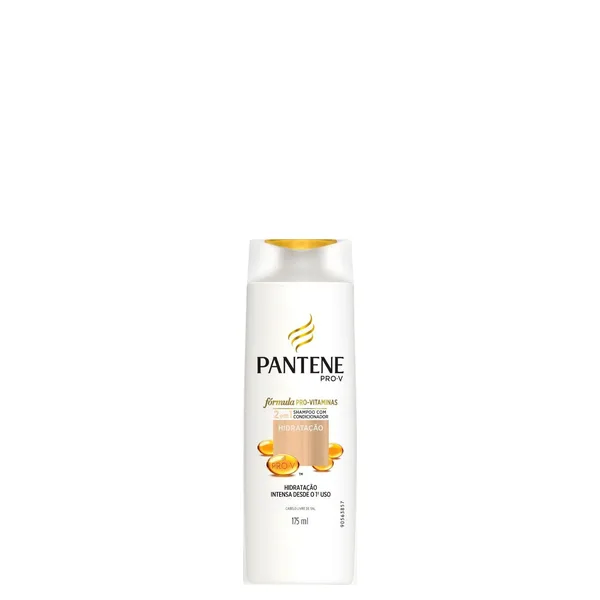 Shampoo Pantene Hidratação 2 em 1 175ml