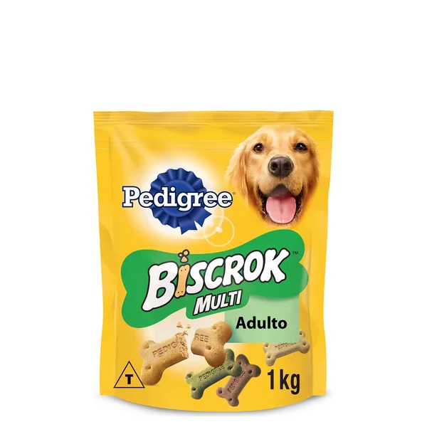 Ração Pedigree Biscrok Raça Adulta 1kg
