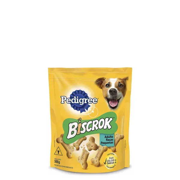 Ração Pedigree Biscrok Mini Raça Pequena 500g