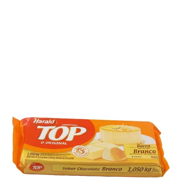 Chocolate Em Barra Harold Top Branco 1,05kg