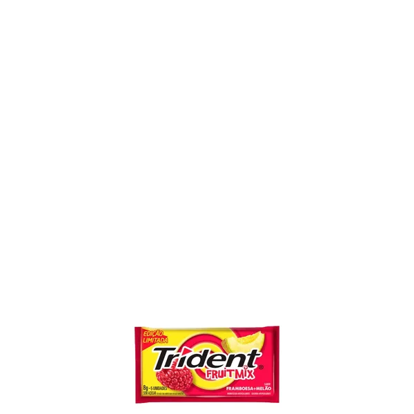 Chicletes Trident Framboesa e Melão 8g