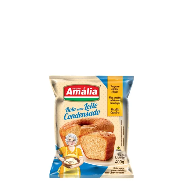 Mistura Para Bolo Santa Amália Leite Condensado 400g