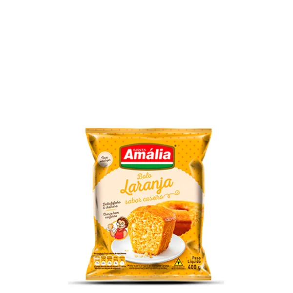 Mistura Para Bolo Laranja Amália 400g