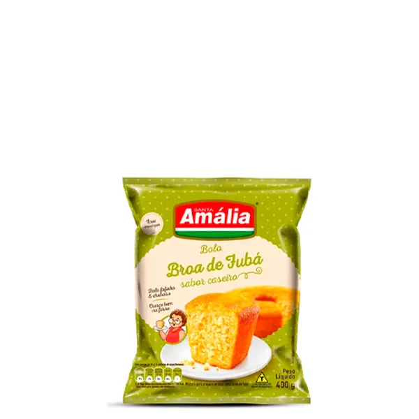 Mistura Para Bolo Broa De Fubá Amália  400g