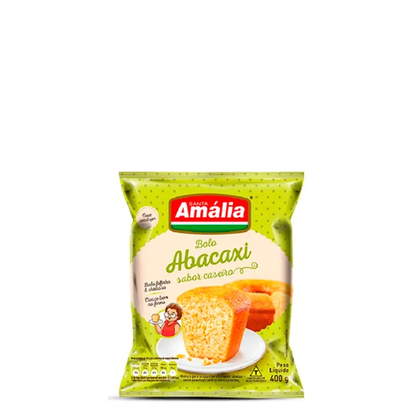 Mistura Para Bolo Abacaxi Amália 400g