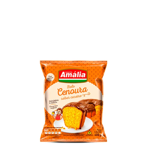 Mistura Para Bolo Cenoura Amália 400g