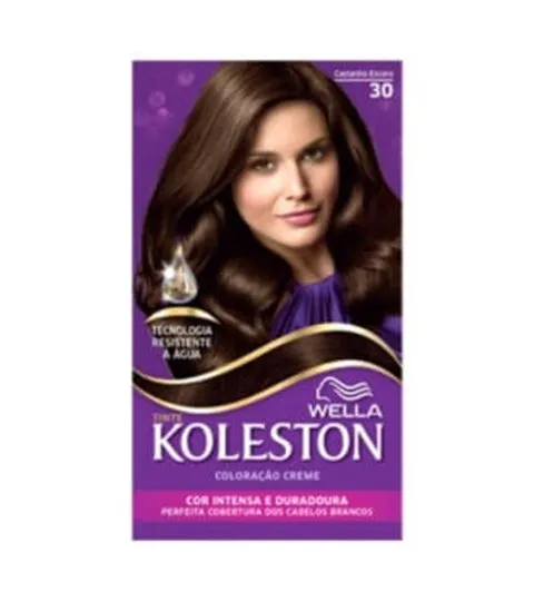 Tintura Koleston Kit Gloss Castanho Escuro 30