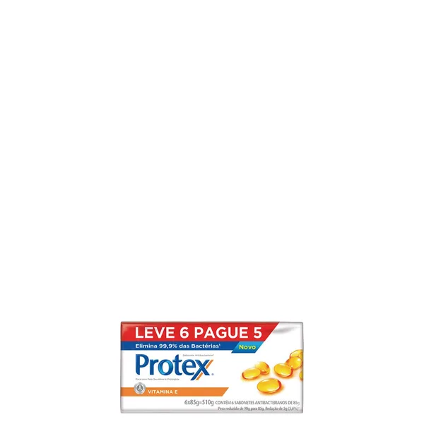 Sabonete Protex Vitamina E Leve6 Pague5 85g