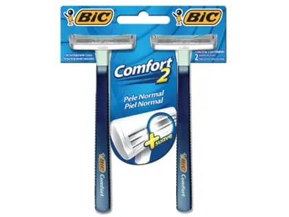 Aparelho De Barbear Bic Comfort Twin Pele Normal Com 2