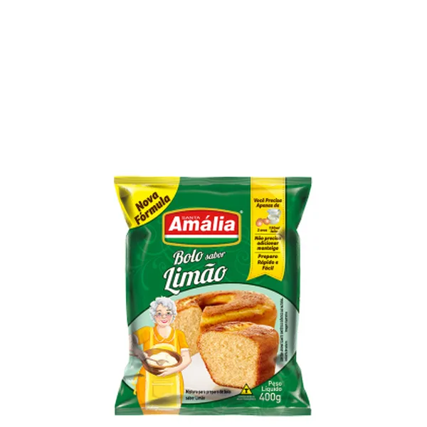 Mistura Para Bolo Santa Amalia Limão 400g