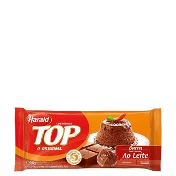 Chocolata Em Barra Harold Top Ao Leite 1,05kg