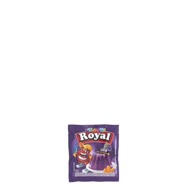 Gelatina Em Pó Royal Uva 25g