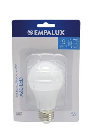 Lâmpada Empalux Led A60 Bivolt 9W