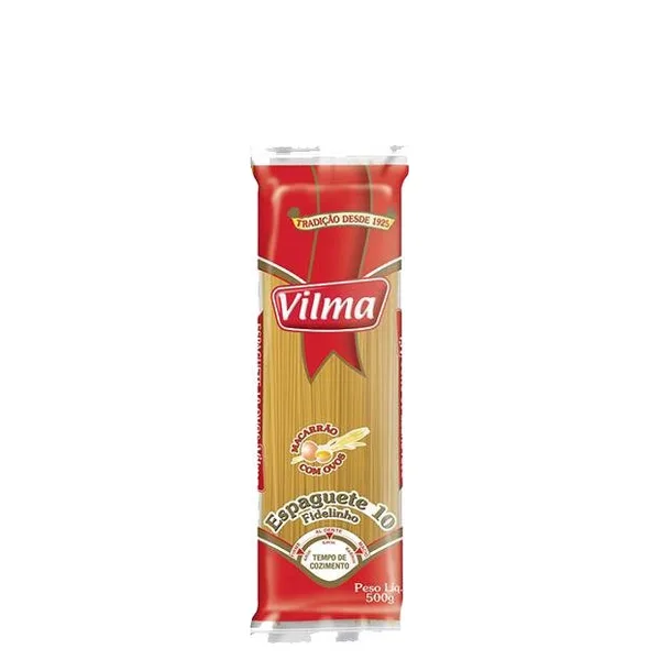 Macarrão Vilma Espaguete N°10 Com Ovos 500G