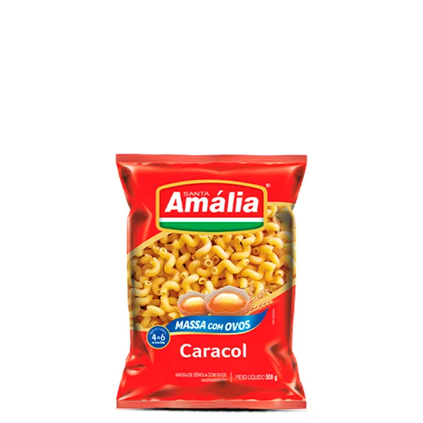 Macarrão Caracol Ovos Santa Amália 500G