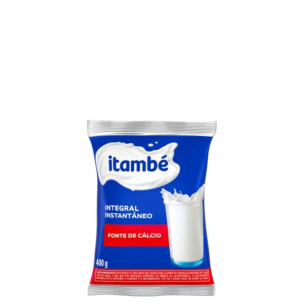 Leite Em Pó Itambé Integral Instantãneo Sachê 400g