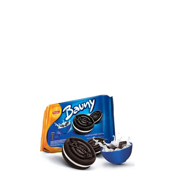 Biscoito Marilan Recheado Sabor Bauny 335G