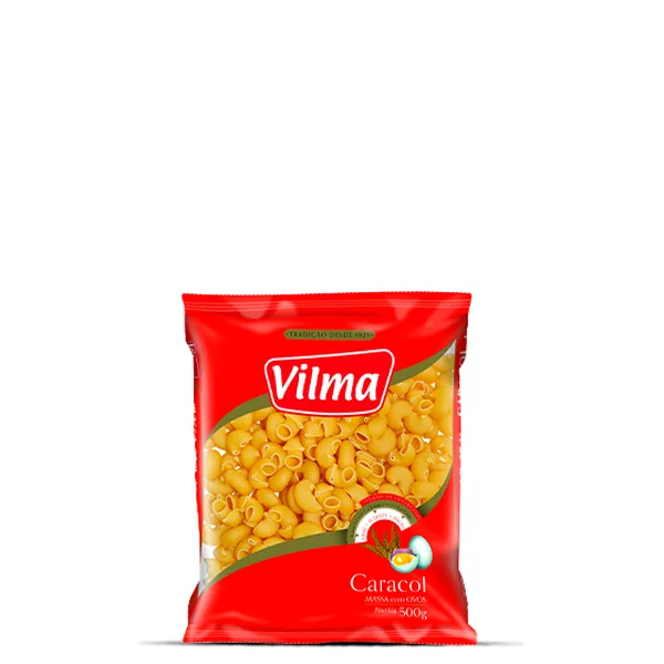 Macarrão Vilma Caracol Com Ovos 500G