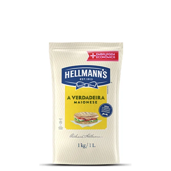 Maionese Hellmans Tradicional Sachê 1KG