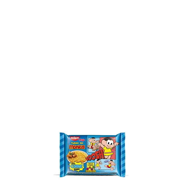 Macarrão Instantâneo Sabor Carne Nissin Turma da Mônica 85g