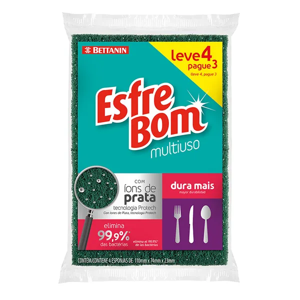 Esponja Bettanin Esfrebom Leve4 Pague3