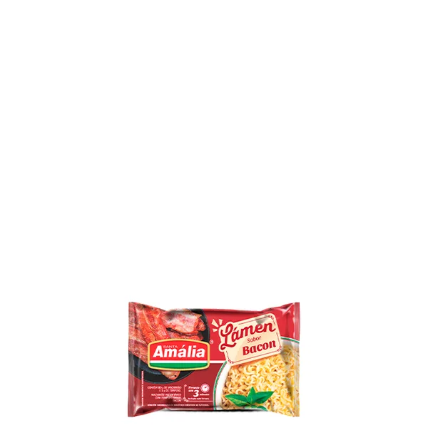 Macarrão Instantâneo Sabor Bacon Santa Amália 85G