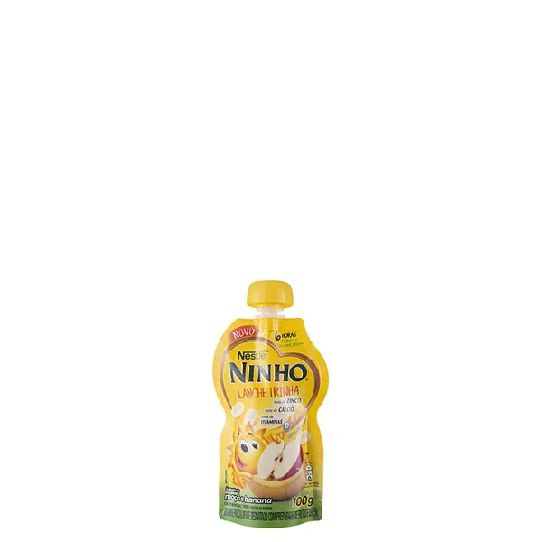 Iogurte Nestlé Ninho Maçã E Banana Sachê 100G
