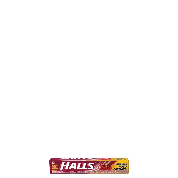 Bala Drops Halls Cereja 28G