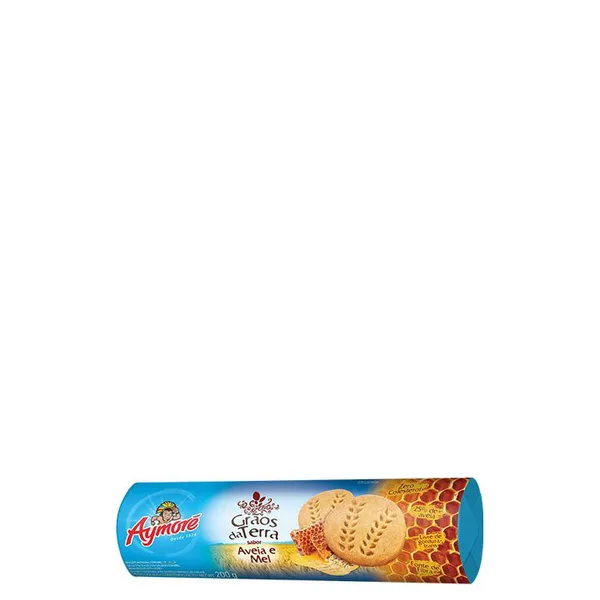 Biscoito Aymoré Graõs Da Terra Aveia E Mel 200G