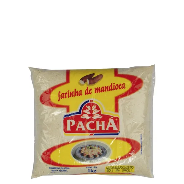 Farinha De Mandioca Pachá Branca 1KG