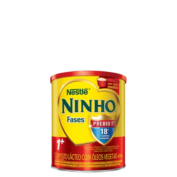 Leite Em Pó Ninho Prebio 1 Fases 400G