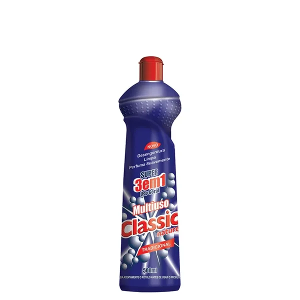 Limpador Multiuso Classic Tradicional 3 em 1 500ML