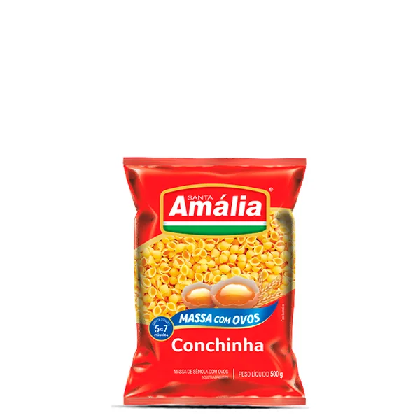 Macarrão Conchinha Ovos Santa Amália 500G