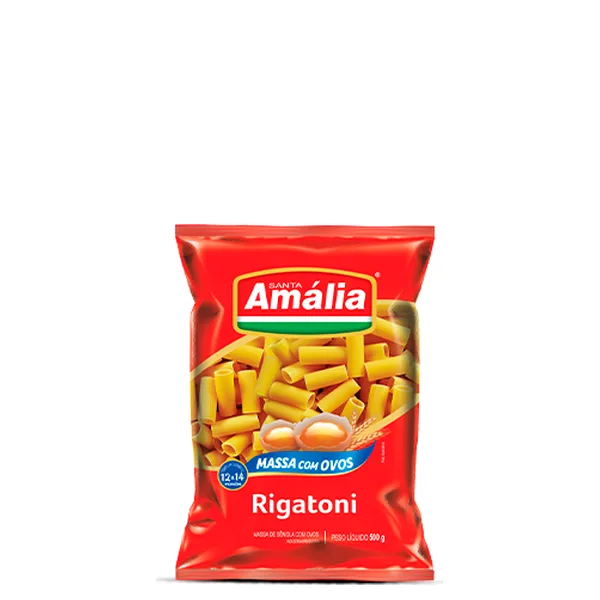 Macarrão Rigatoni Ovos Santa Amália 500G